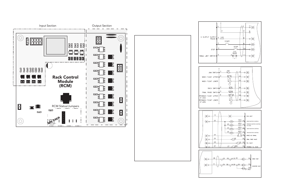 Rack control module (rcm), Rcm operation, Not used | CHAMPION CH66 Manual User Manual | Page 90 / 104