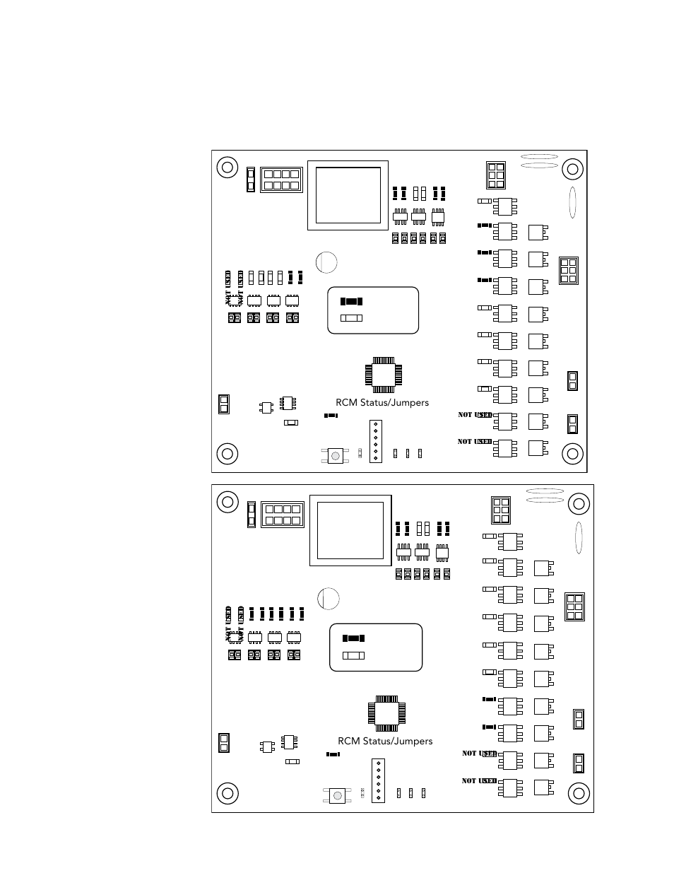 Rack control module (rcm) indicator lights, Normal operation sequence, Plate 1 | Plate 2, Rack control module operation, Rcm status/jumpers | CHAMPION CH66 Manual User Manual | Page 94 / 104