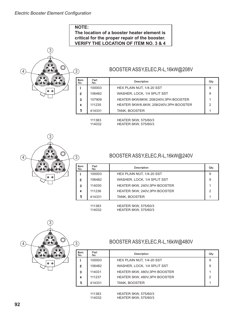 Electric booster element configuration | CHAMPION EEUCCW8 User Manual | Page 100 / 202