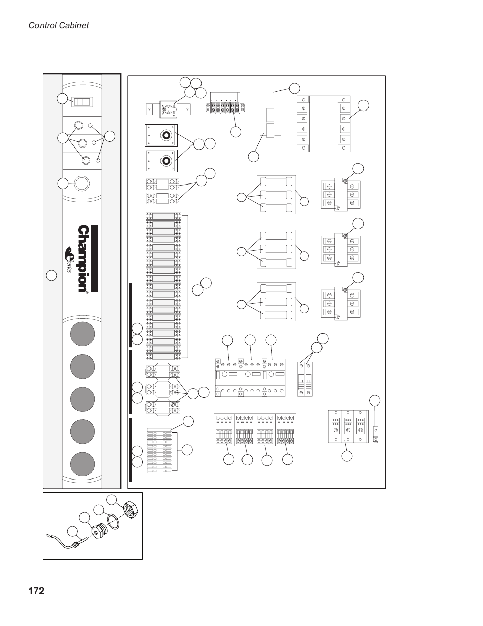 Control cabinet | CHAMPION EEUCCW8 User Manual | Page 180 / 202