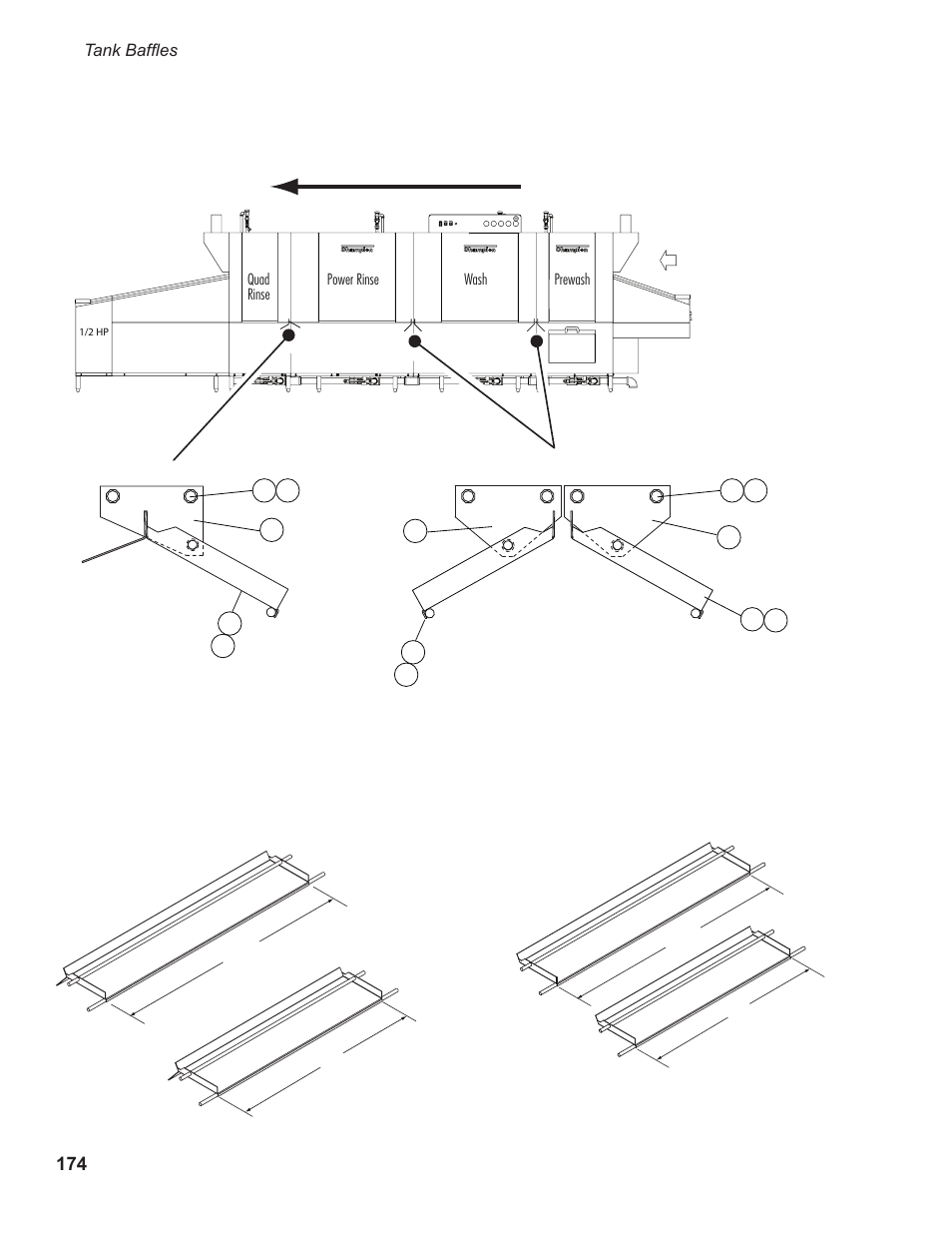 E2 pw/w/r, E2 pw/w/r r-l direction | CHAMPION EEUCCW8 User Manual | Page 182 / 202