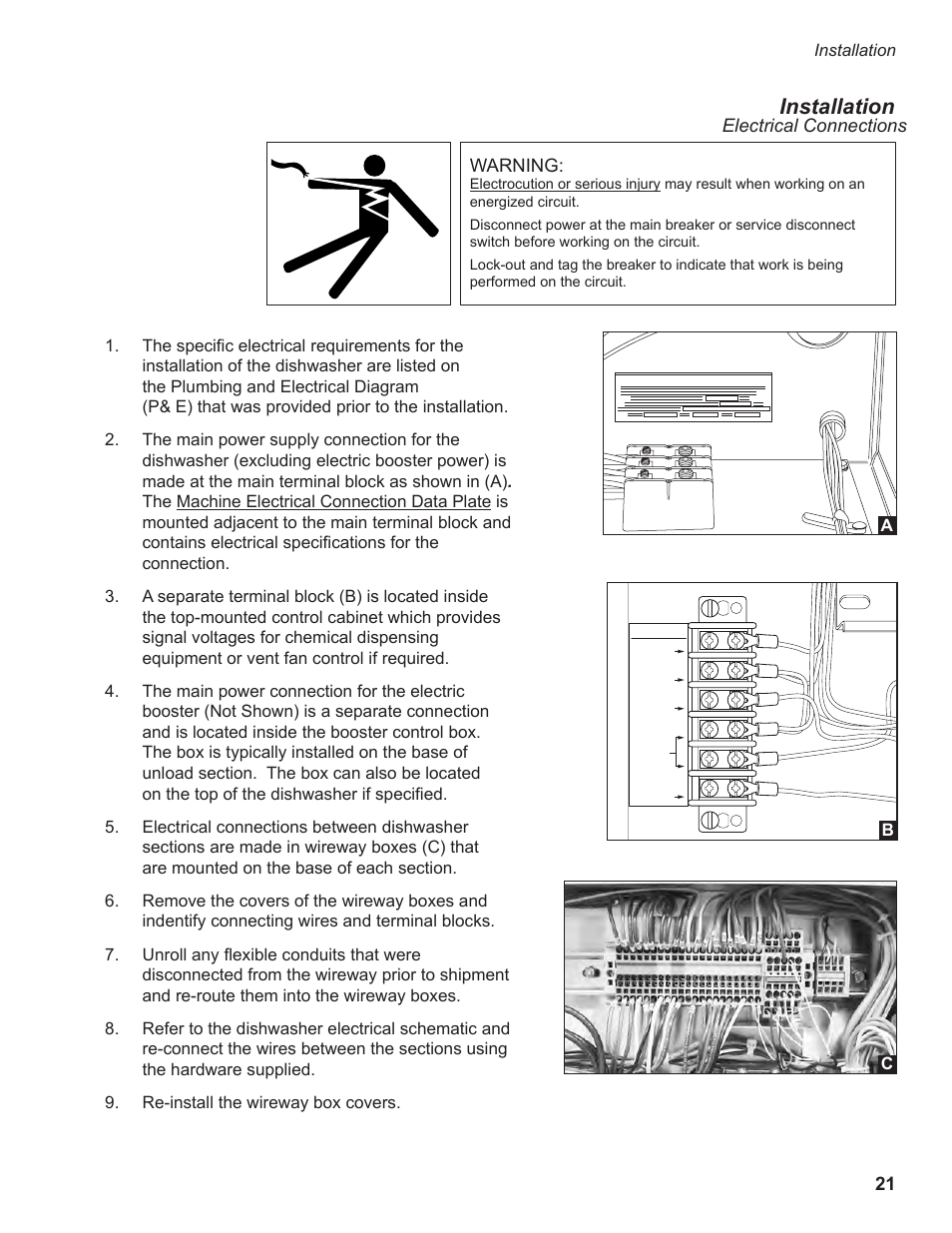 Installation | CHAMPION EEUCCW8 User Manual | Page 29 / 202