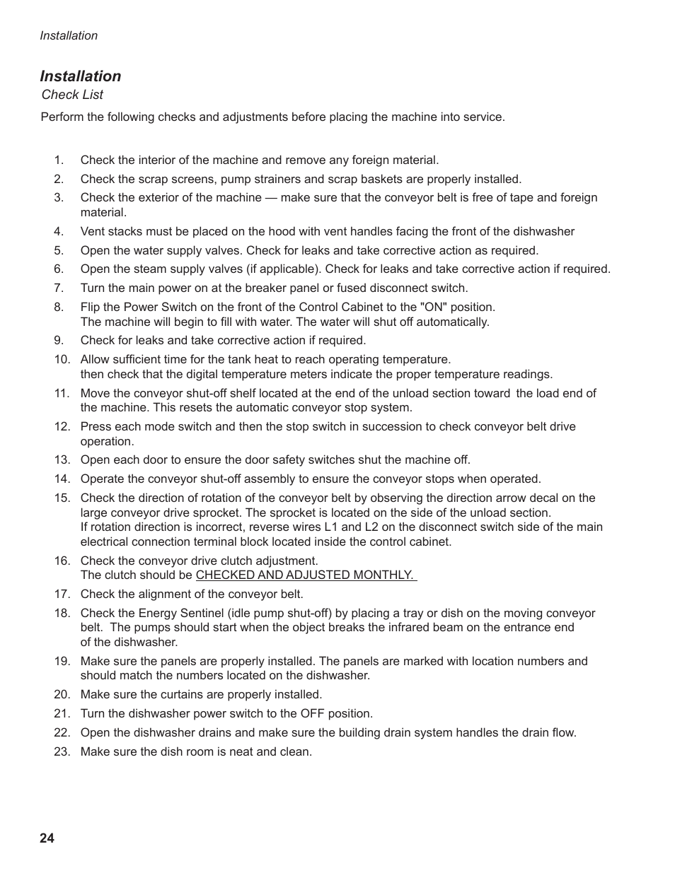 Installation | CHAMPION EEUCCW8 User Manual | Page 32 / 202