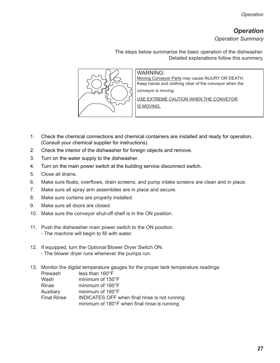 Operation | CHAMPION EEUCCW8 User Manual | Page 35 / 202