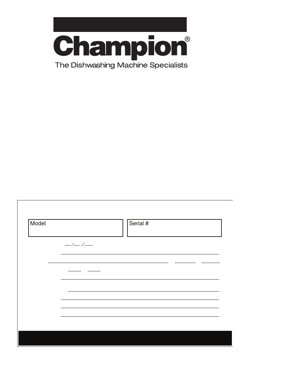 Product registration by fax, Important important | CHAMPION EEUCCW8 User Manual | Page 4 / 202
