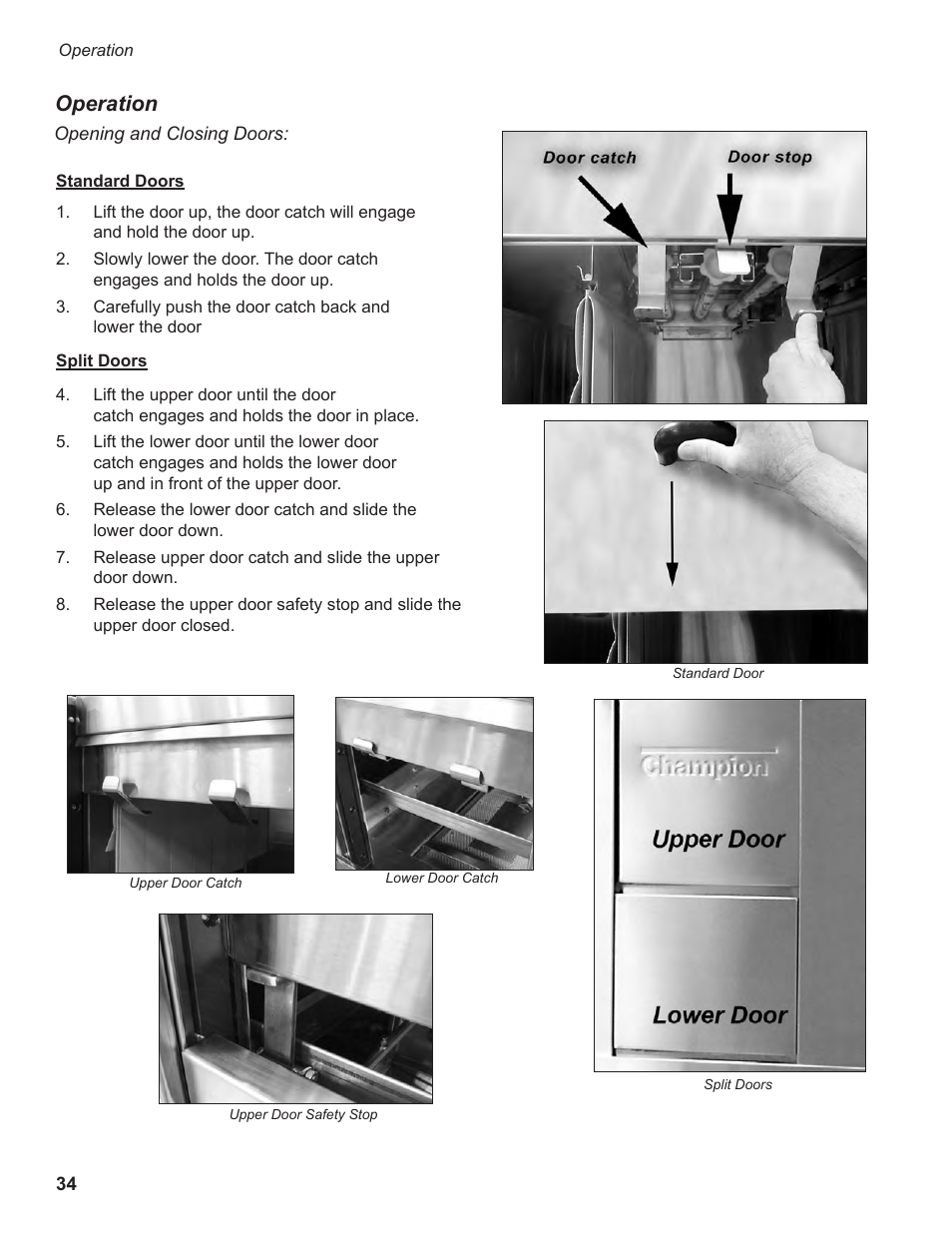 Operation | CHAMPION EEUCCW8 User Manual | Page 42 / 202