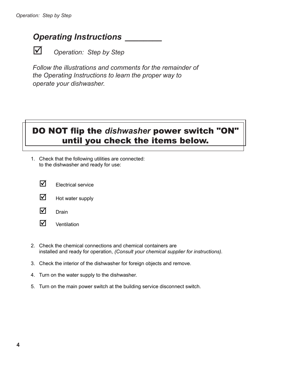 Operating instructions | CHAMPION EUCCW Series User Manual | Page 12 / 230