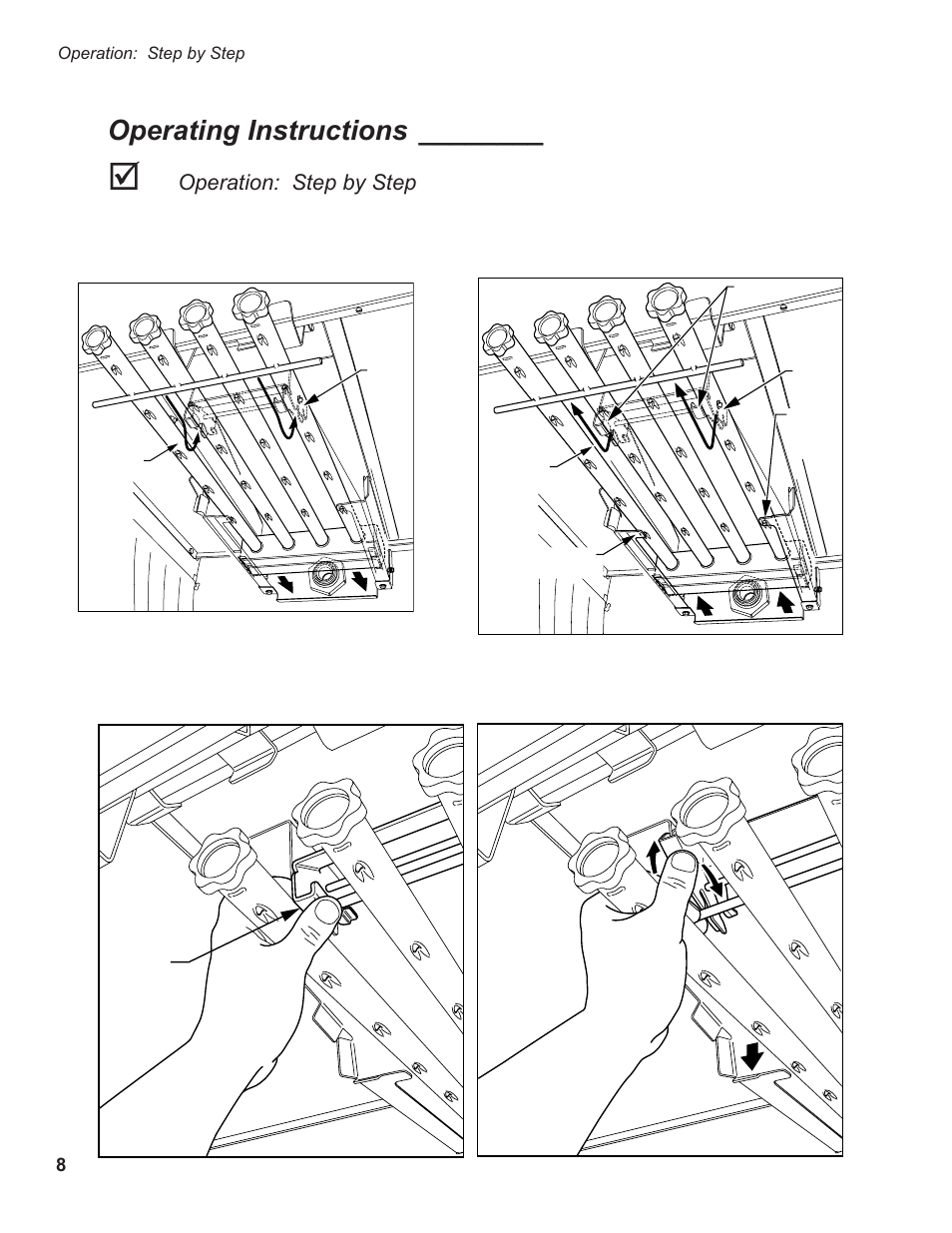 Operating instructions, Operation: step by step | CHAMPION EUCCW Series User Manual | Page 16 / 230
