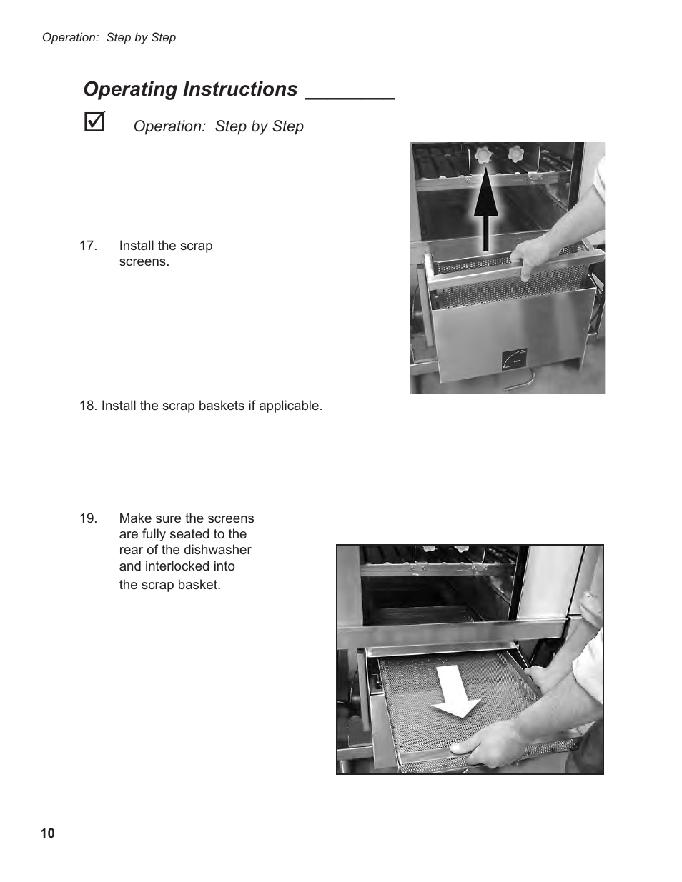 Operating instructions | CHAMPION EUCCW Series User Manual | Page 18 / 230