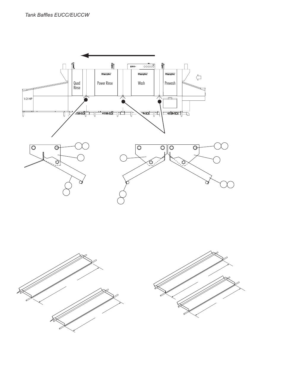 E2 pw/w/r, E2 pw/w/r r-l direction | CHAMPION EUCCW Series User Manual | Page 194 / 230
