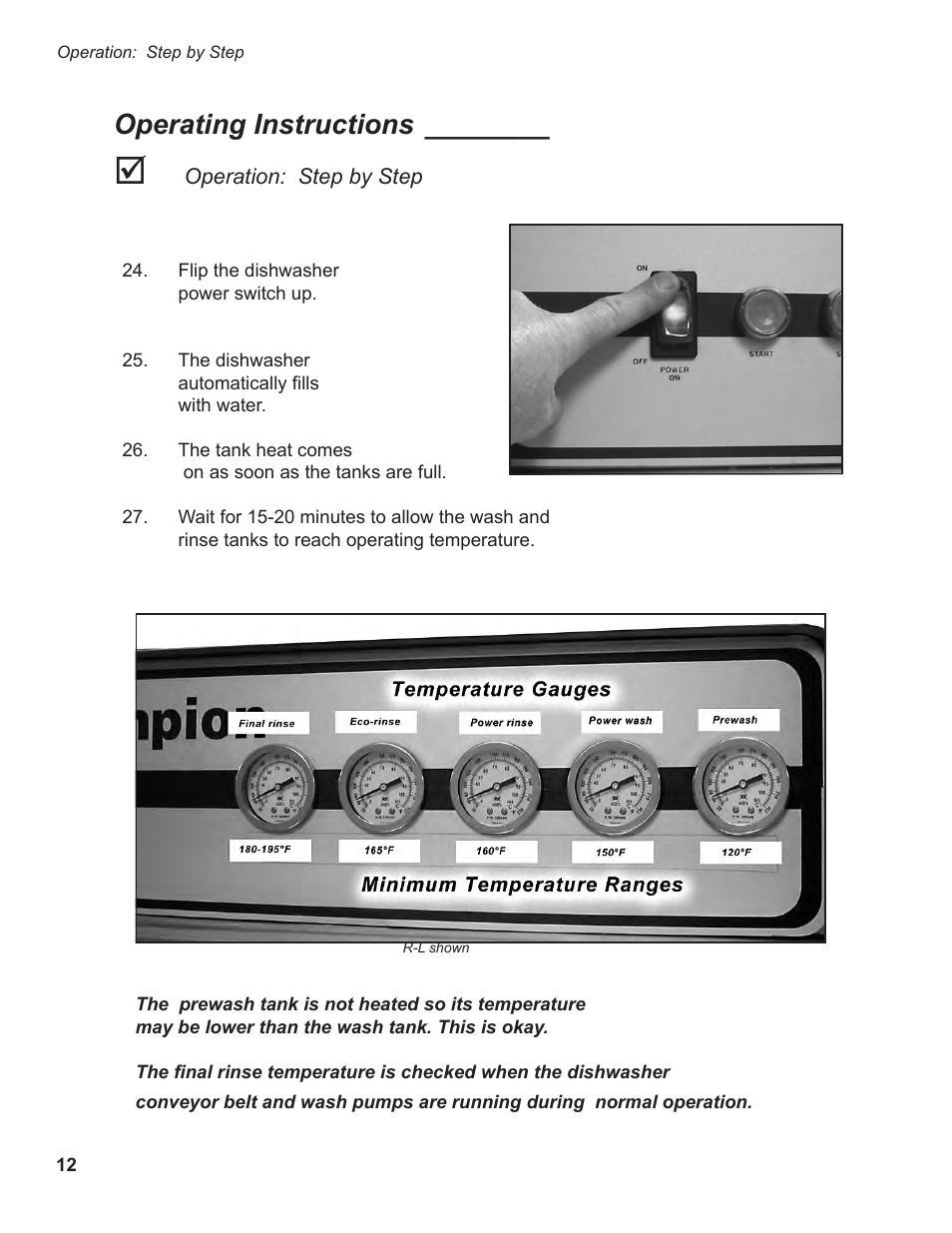 Operating instructions | CHAMPION EUCCW Series User Manual | Page 20 / 230