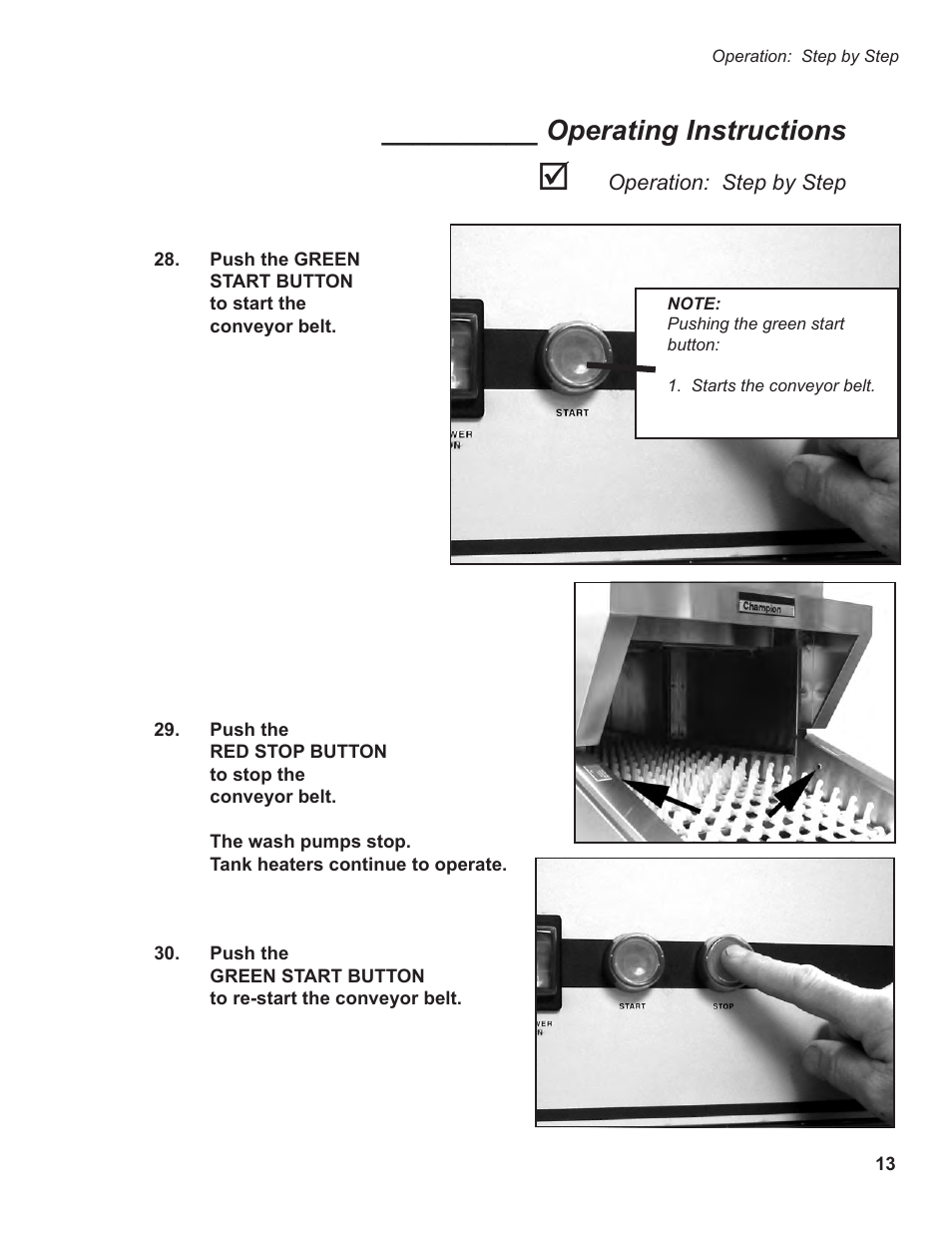 Operating instructions | CHAMPION EUCCW Series User Manual | Page 21 / 230