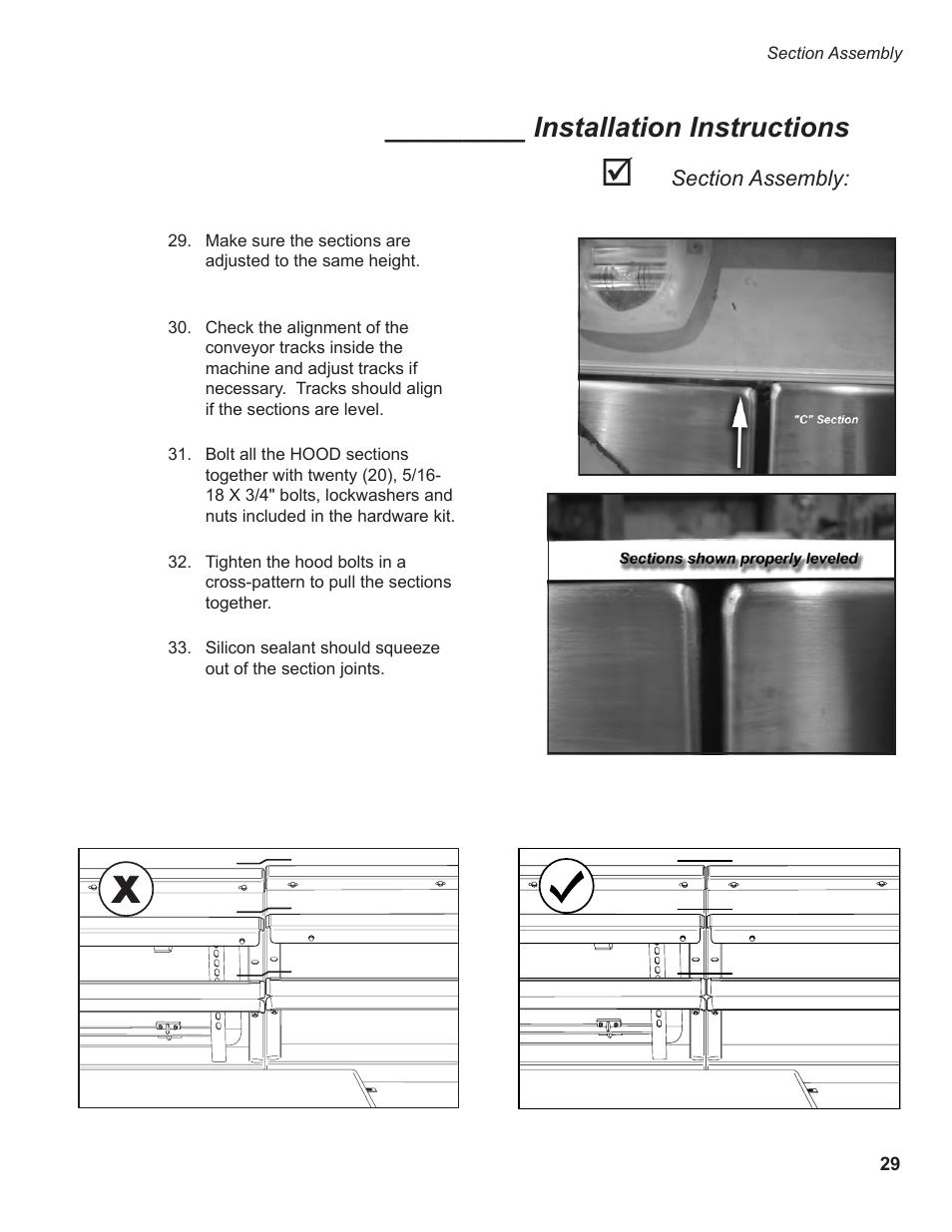 Installation instructions | CHAMPION EUCCW Series User Manual | Page 37 / 230