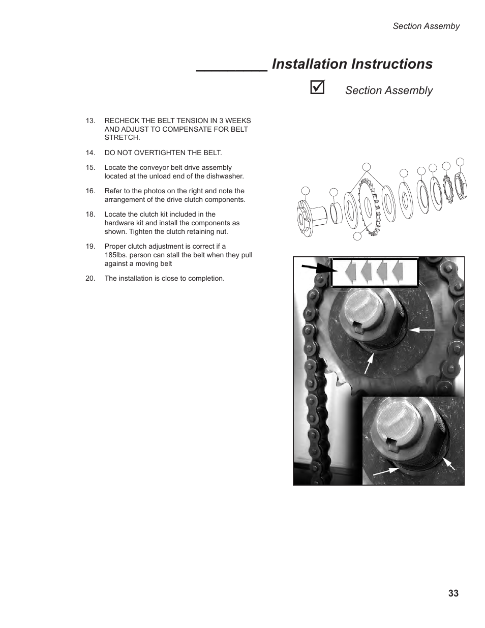 Installation instructions | CHAMPION EUCCW Series User Manual | Page 41 / 230