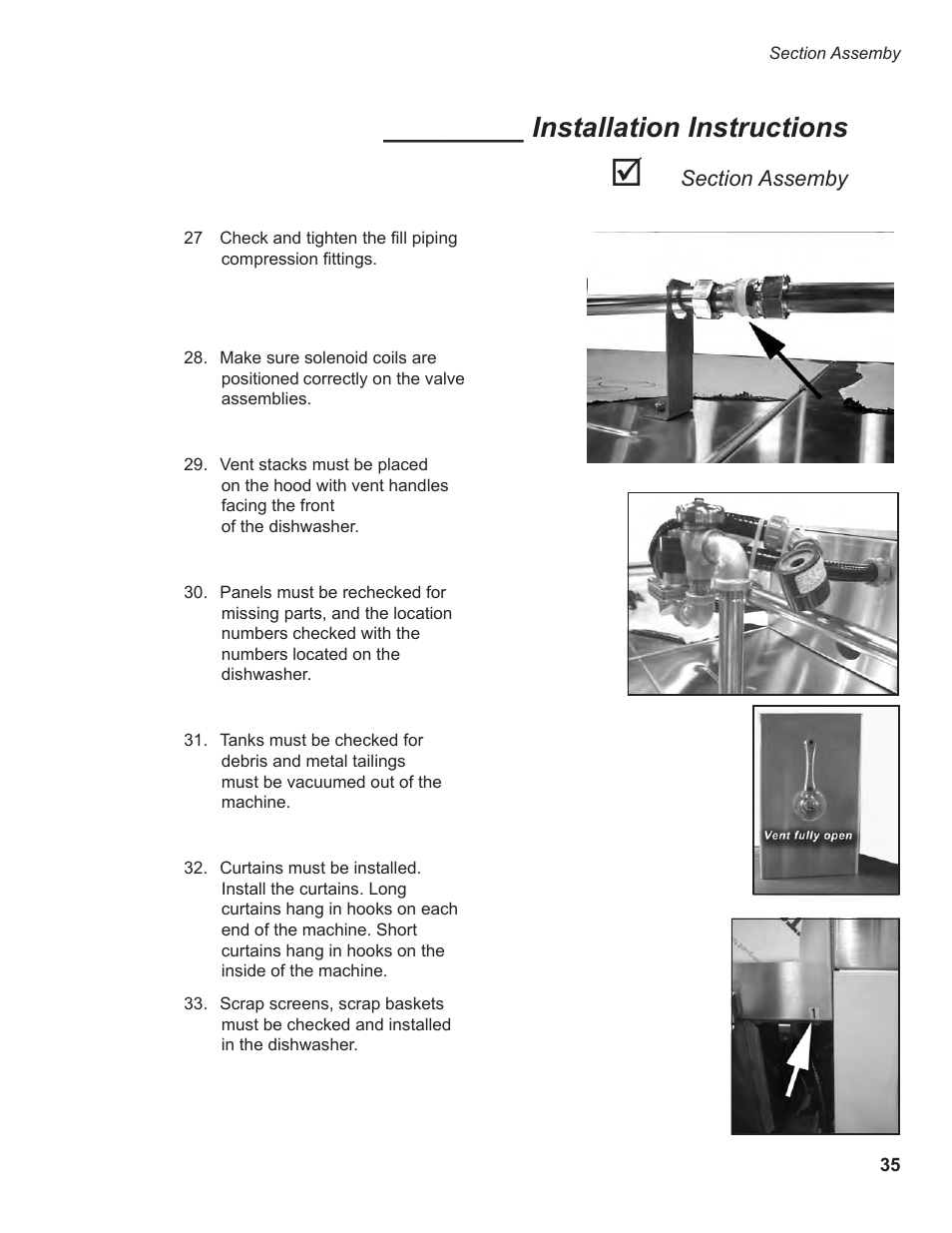 Installation instructions | CHAMPION EUCCW Series User Manual | Page 43 / 230