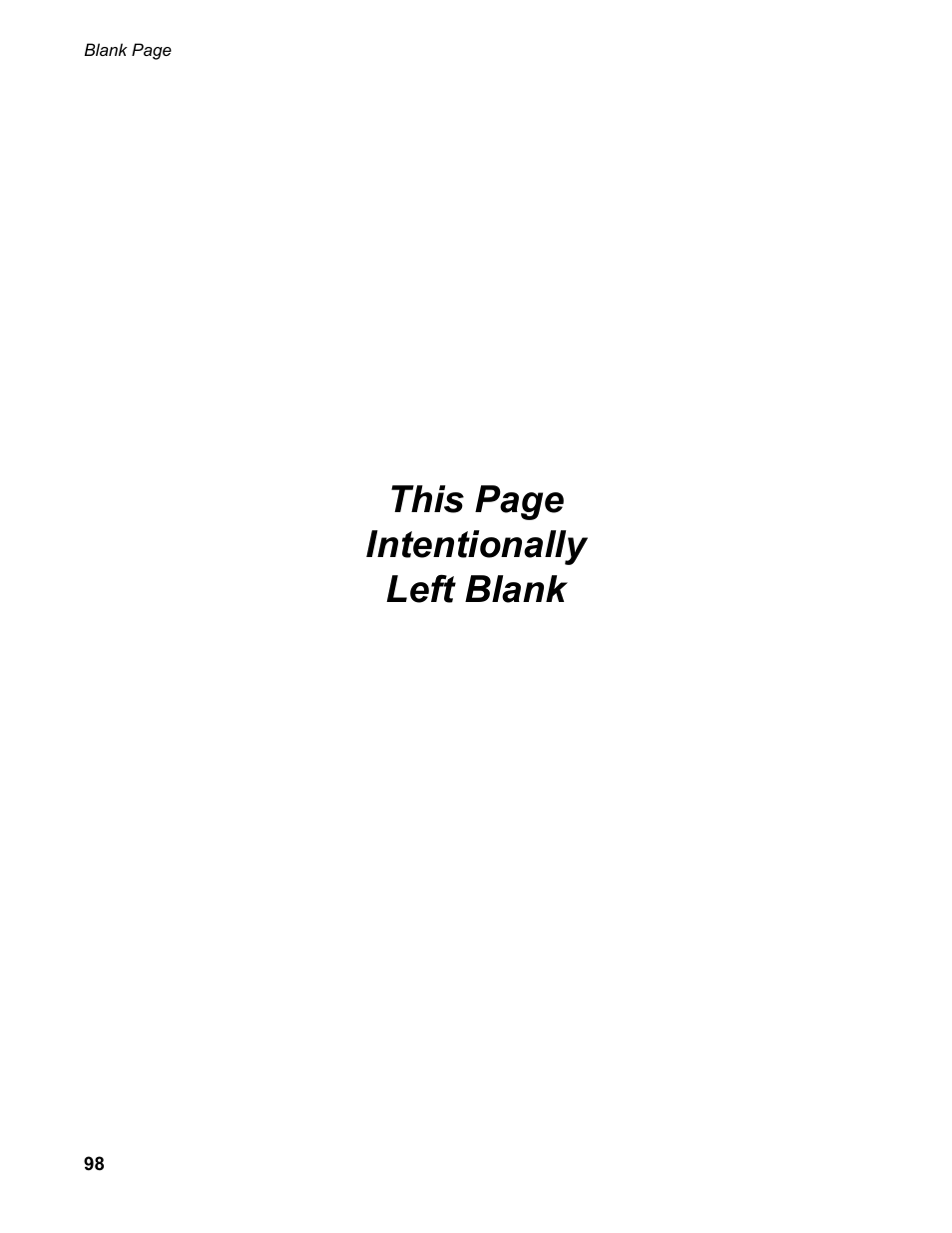 This page intentionally left blank | CHAMPION EUCC Series User Manual | Page 106 / 230