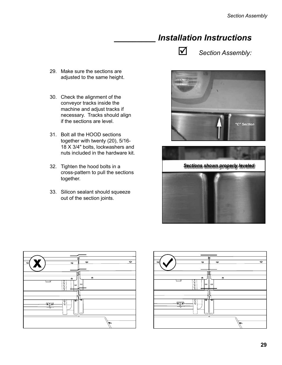 Installation instructions | CHAMPION EUCC Series User Manual | Page 37 / 230
