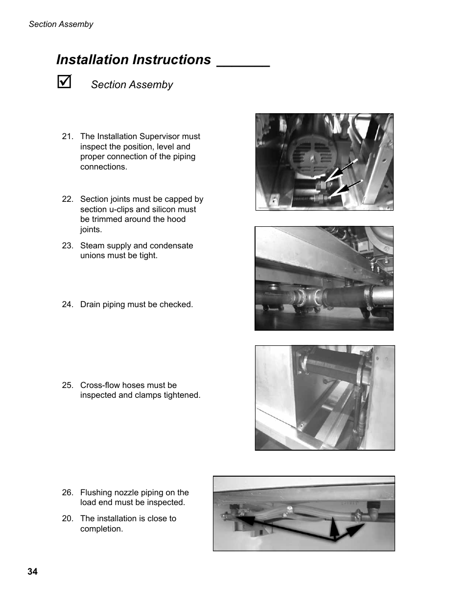 Installation instructions | CHAMPION EUCC Series User Manual | Page 42 / 230