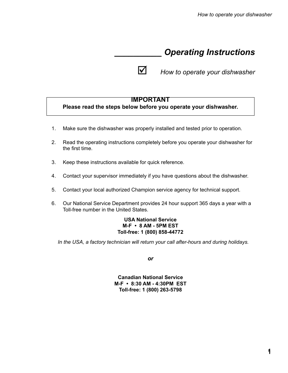 20g_82510, Operating instructions | CHAMPION EUCC Series User Manual | Page 9 / 230