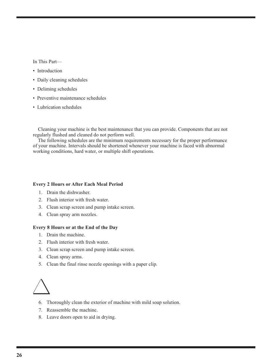 Part 4: cleaning and maintenance | CHAMPION USN10 User Manual | Page 44 / 109