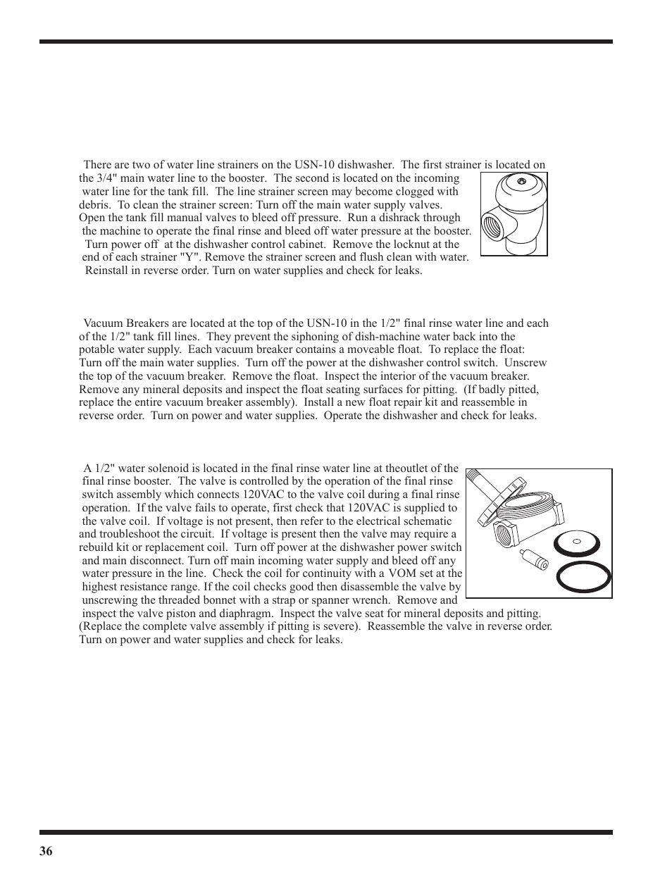 3 component repair and replacement | CHAMPION USN10 User Manual | Page 54 / 109