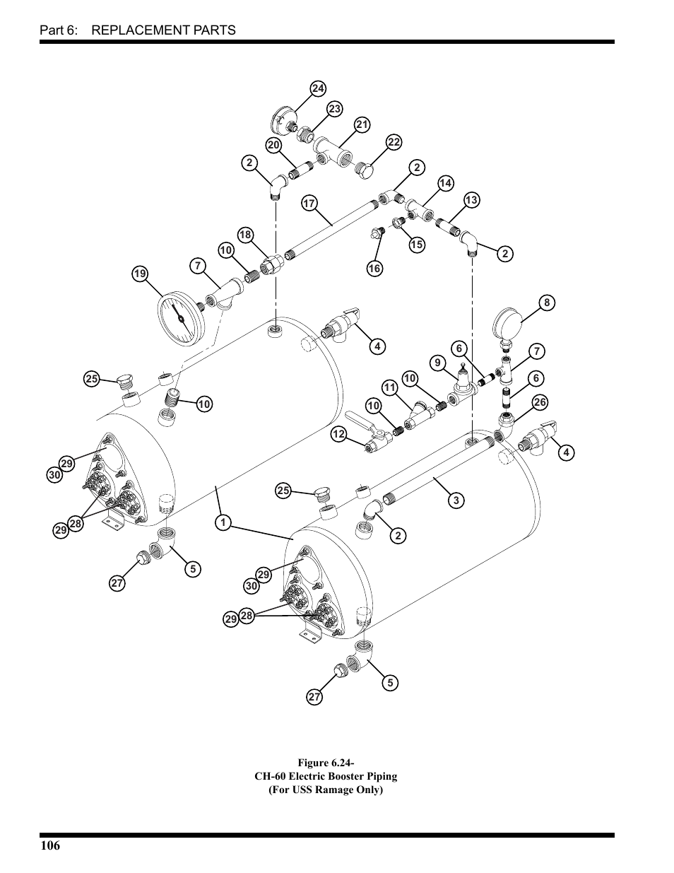 106 part 6: replacement parts | CHAMPION USN72 User Manual | Page 138 / 192