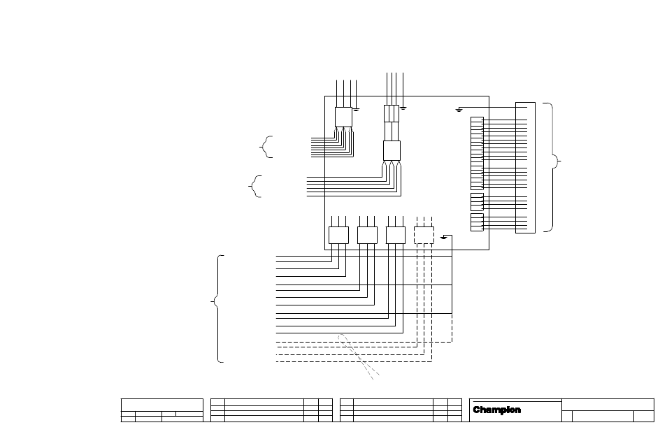 Uss o'kane, Electric heat models, Main control cabinet remotely located | 15a at 90°c min. wire rating, Wiring interconnections usn-72 electric, Wiring trough located on front of wash/rinse tanks | CHAMPION USN72 User Manual | Page 154 / 192