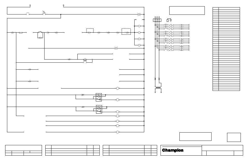 Panel wiring diagram usn-72, steam, Rt wt | CHAMPION USN72 User Manual | Page 157 / 192