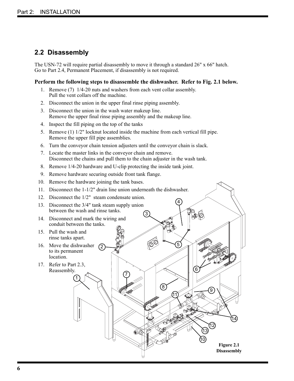 2 disassembly | CHAMPION USN72 User Manual | Page 24 / 192