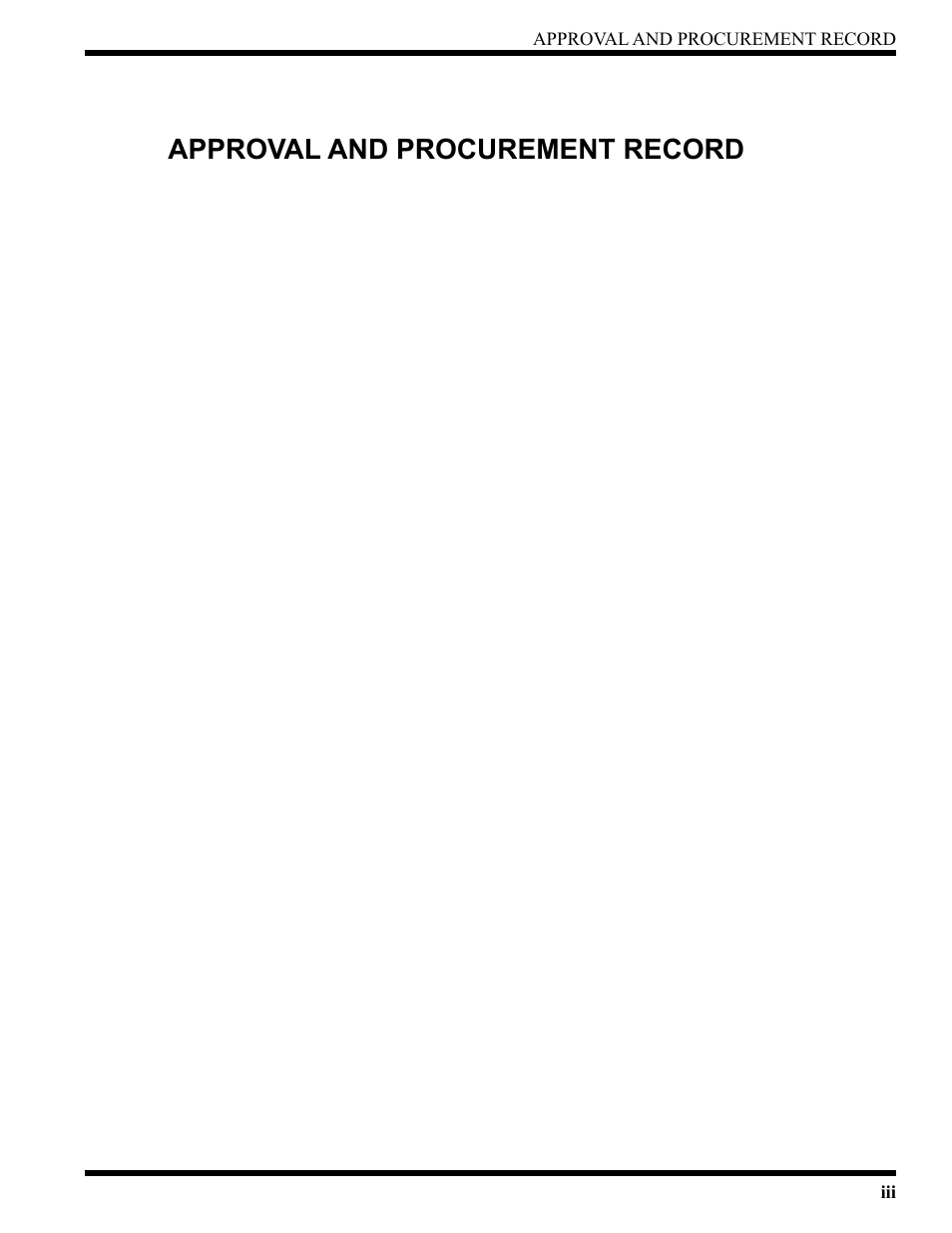 Approval and procurement record | CHAMPION USN72 User Manual | Page 5 / 192
