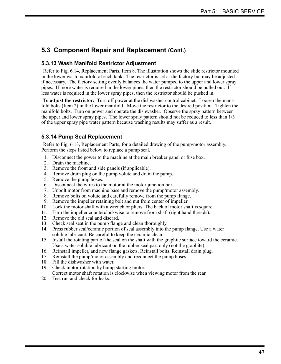 3 component repair and replacement | CHAMPION USN72 User Manual | Page 65 / 192