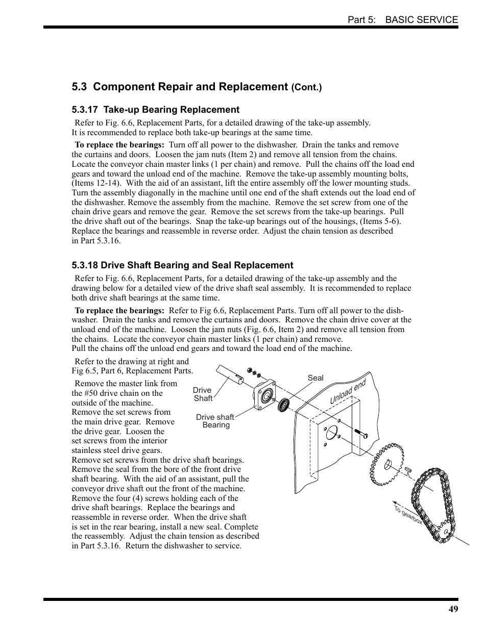 3 component repair and replacement | CHAMPION USN72 User Manual | Page 67 / 192
