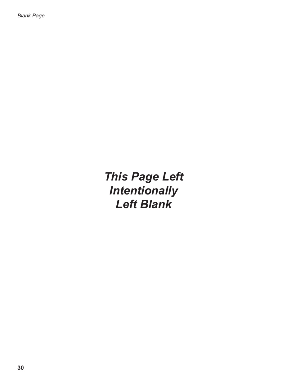 This page left intentionally left blank | CHAMPION P7-30 Manual User Manual | Page 38 / 72