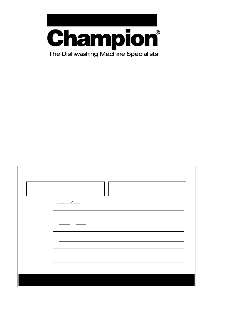 Product registration by fax, Important important | CHAMPION P7-30 Manual User Manual | Page 4 / 72