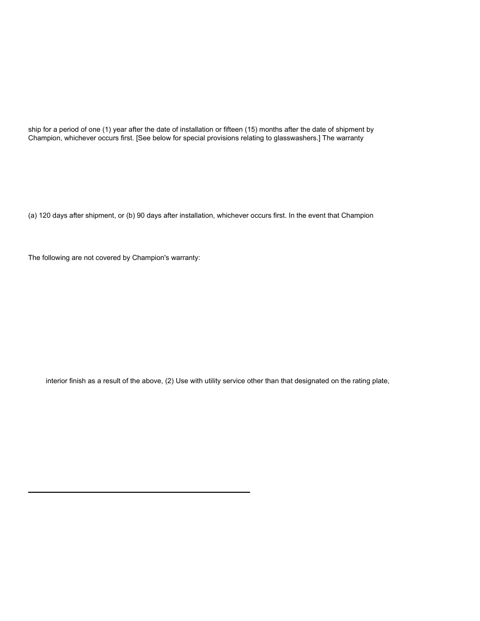 Limited warranty | CHAMPION P7-30 Manual User Manual | Page 6 / 72