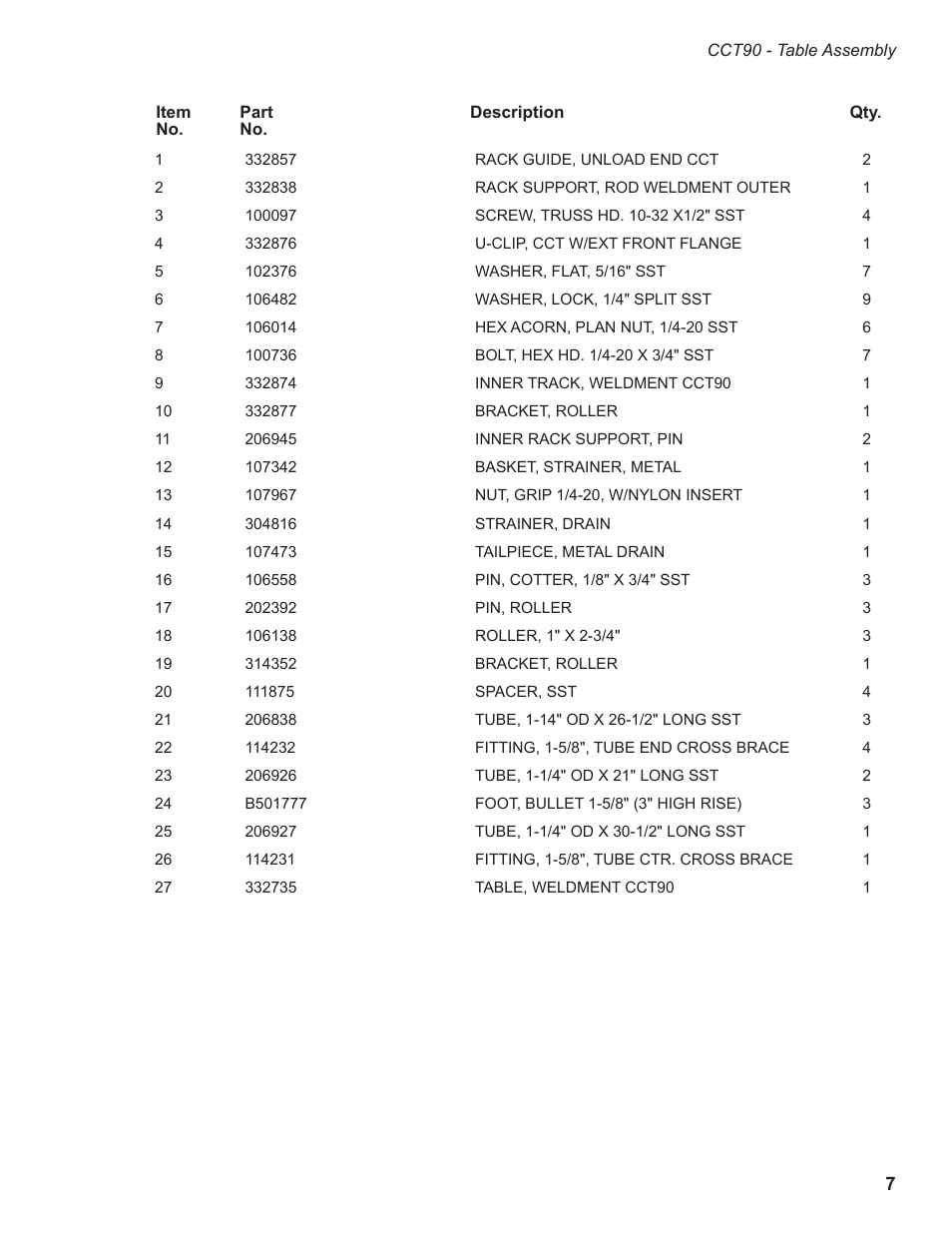 CHAMPION CCT Table System User Manual | Page 15 / 20