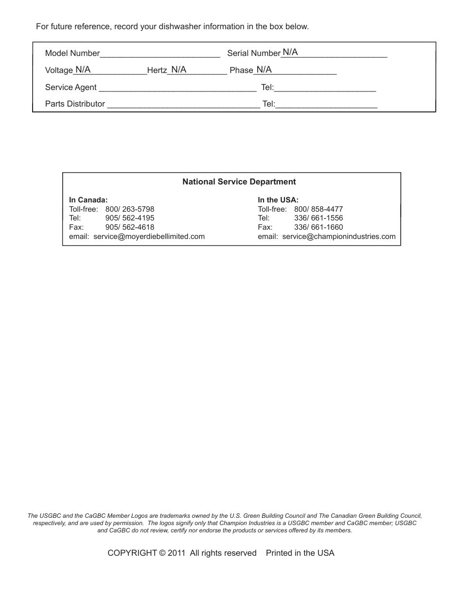 CHAMPION CCT Table System User Manual | Page 2 / 20