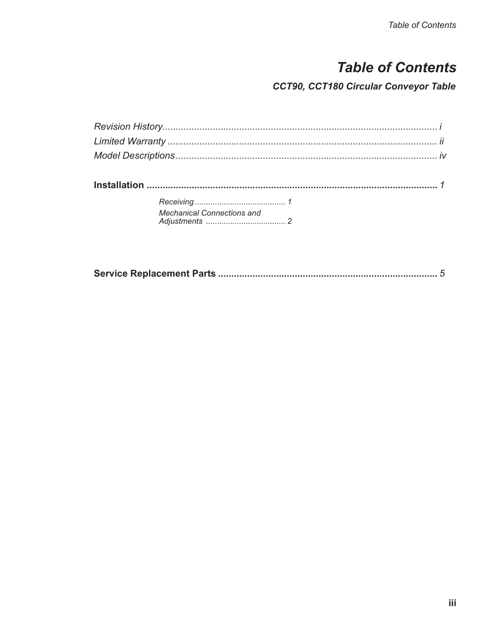 CHAMPION CCT Table System User Manual | Page 7 / 20