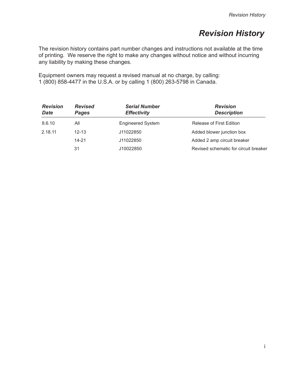 Revision history | CHAMPION Heat Recovery User Manual | Page 3 / 42