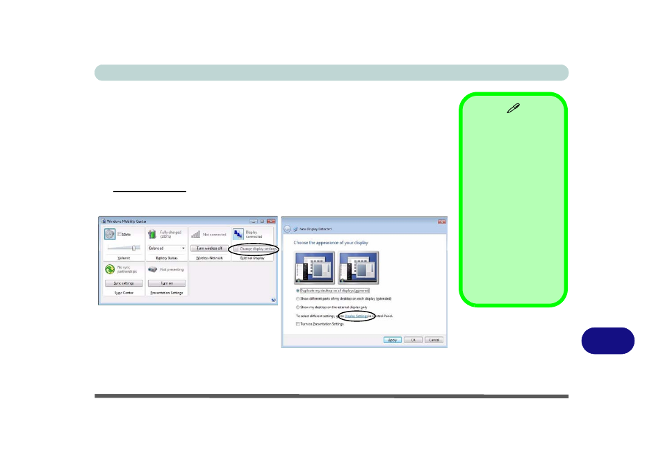 Attaching other displays | chiliGREEN 17 M670SU MK2 User Manual | Page 157 / 224