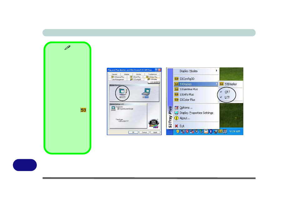 Display devices (via) | chiliGREEN 17 M670SU MK2 User Manual | Page 182 / 224