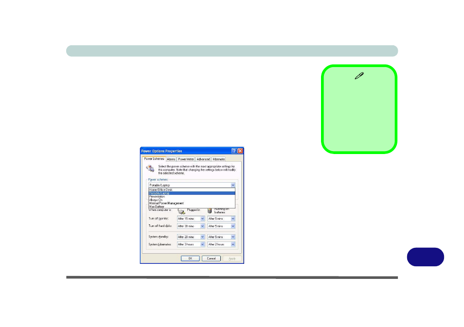 Power schemes | chiliGREEN 17 M670SU MK2 User Manual | Page 193 / 224