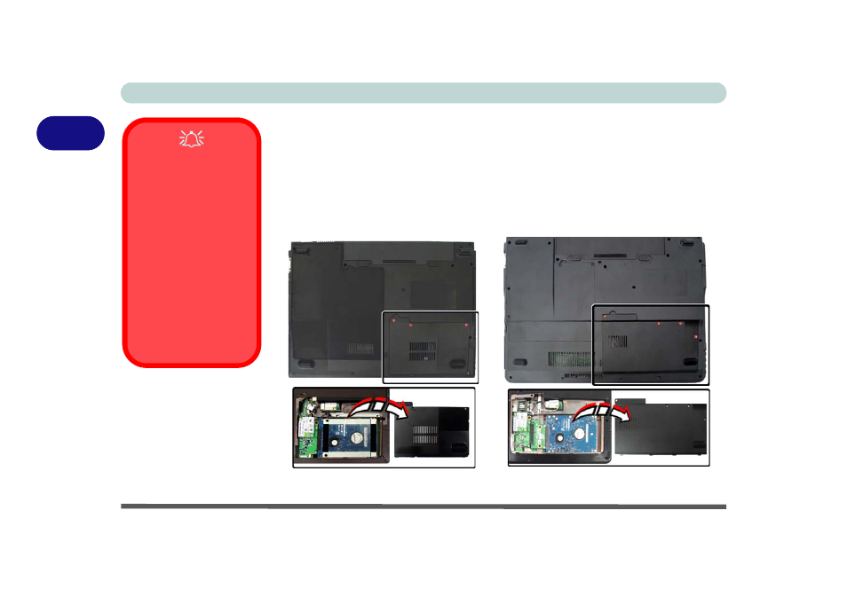 Hard disk drive, Hard disk drive -2, Models a & b model c | chiliGREEN 17 M670SU MK2 User Manual | Page 42 / 224