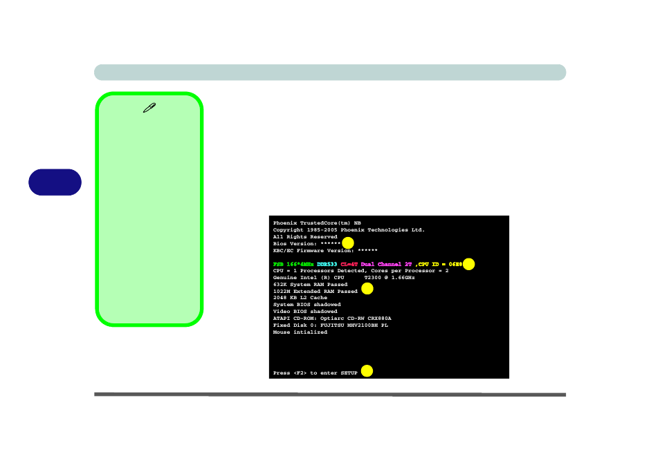 The power-on self test (post), The power-on self test (post) -2, Bios utilities 5 - 2 the power-on self test (post) | Figure 5 - 1 | chiliGREEN 17 M670SU MK2 User Manual | Page 84 / 224
