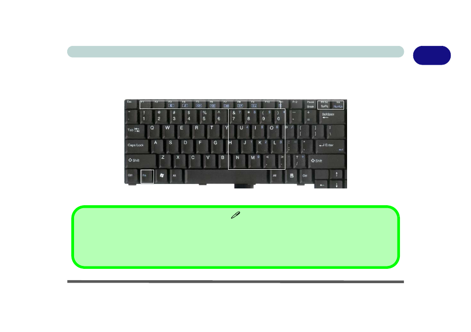 Keyboard, Keyboard -9 | chiliGREEN 15 4 M665S User Manual | Page 29 / 190