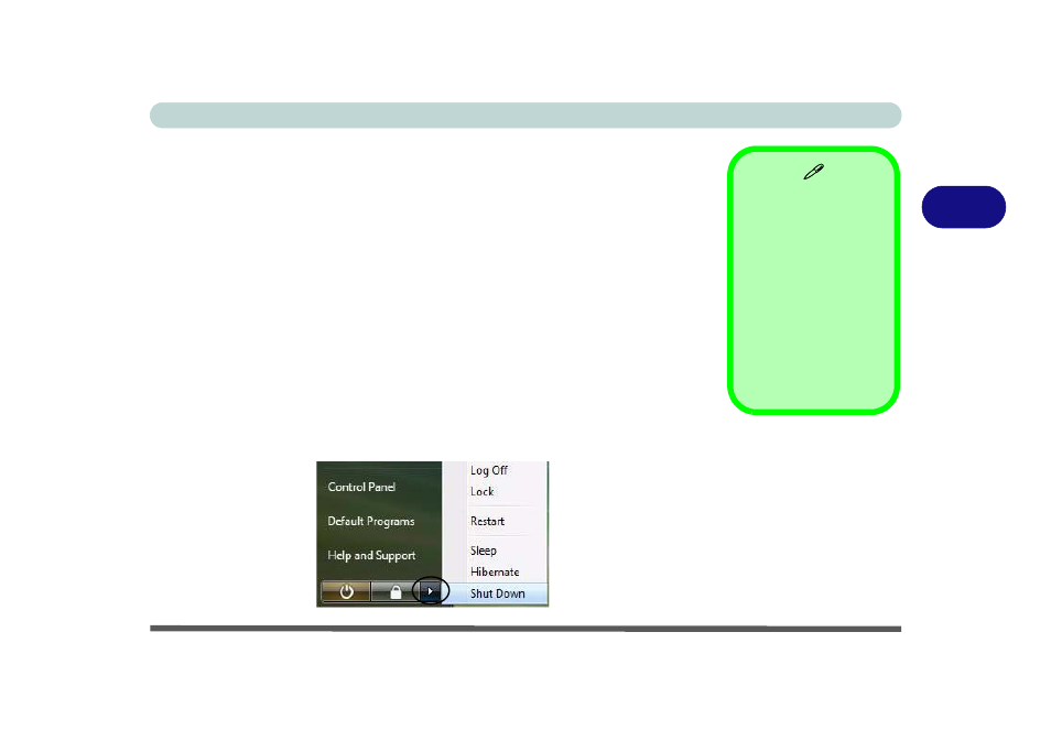 Sleep, Hibernate, Sleep -7 hibernate -7 | chiliGREEN 15 4 M665S User Manual | Page 59 / 190