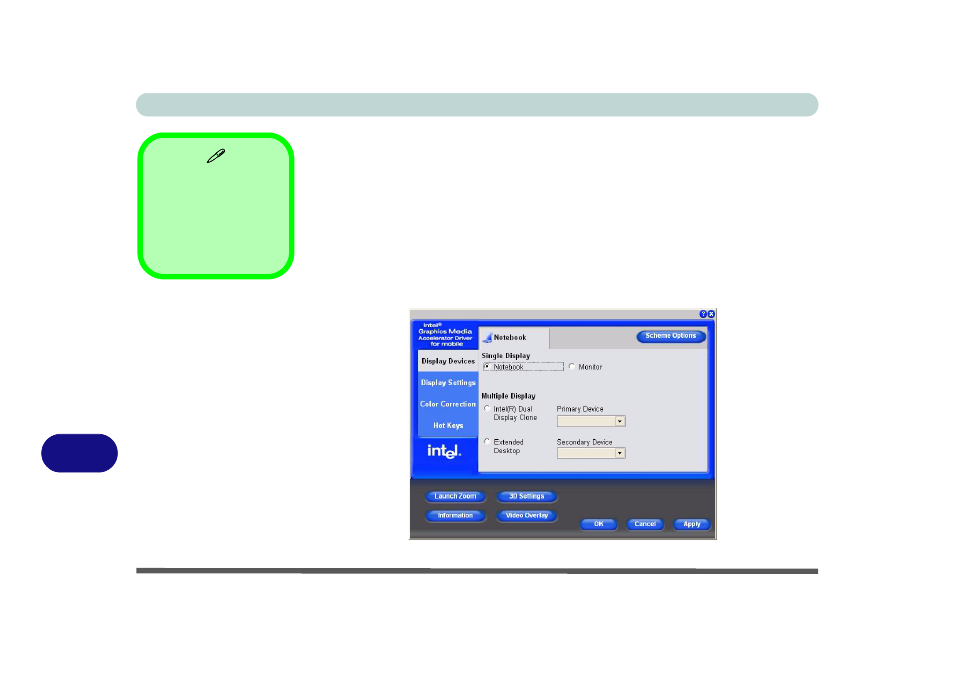 Attaching other displays | chiliGREEN 15 4 M665NC User Manual | Page 140 / 154