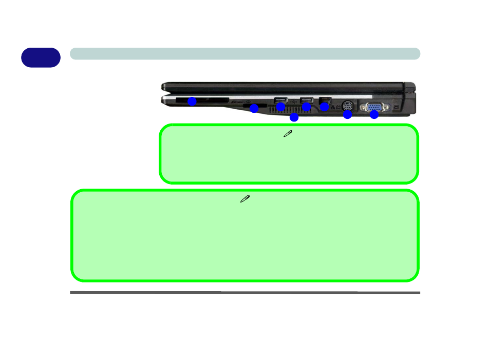 System map: right view, System map: right view -12 | chiliGREEN 15 4 M665NC User Manual | Page 32 / 154