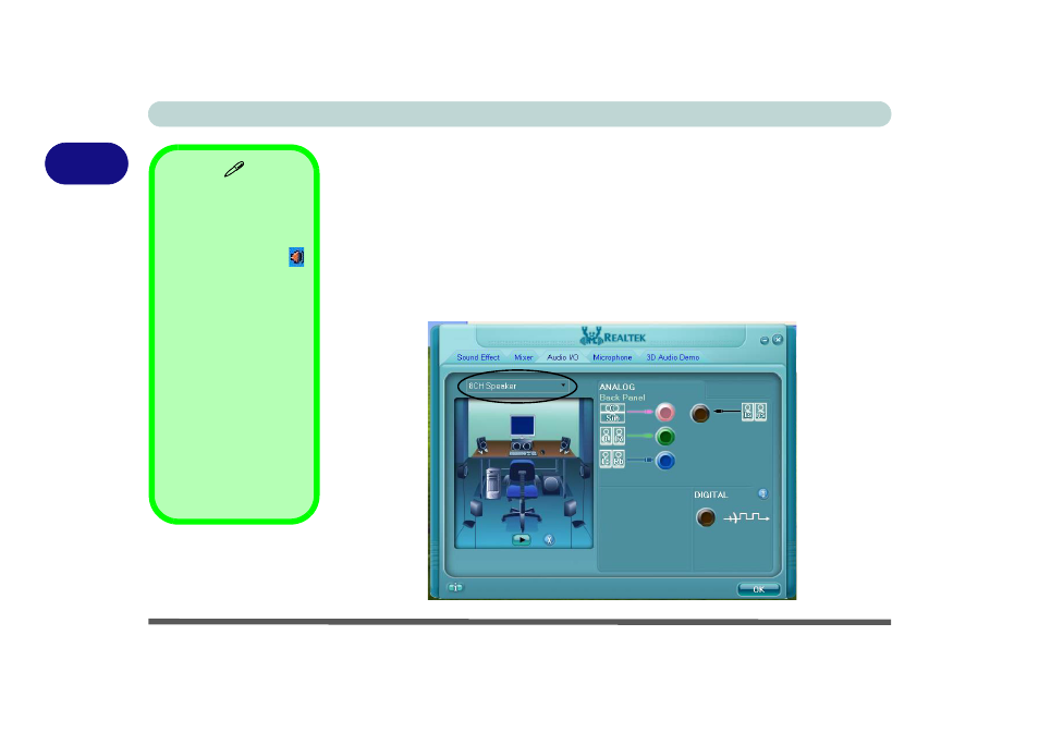 8 channel sound support, 8 channel sound support -14 | chiliGREEN 15 4 M665NC User Manual | Page 52 / 154