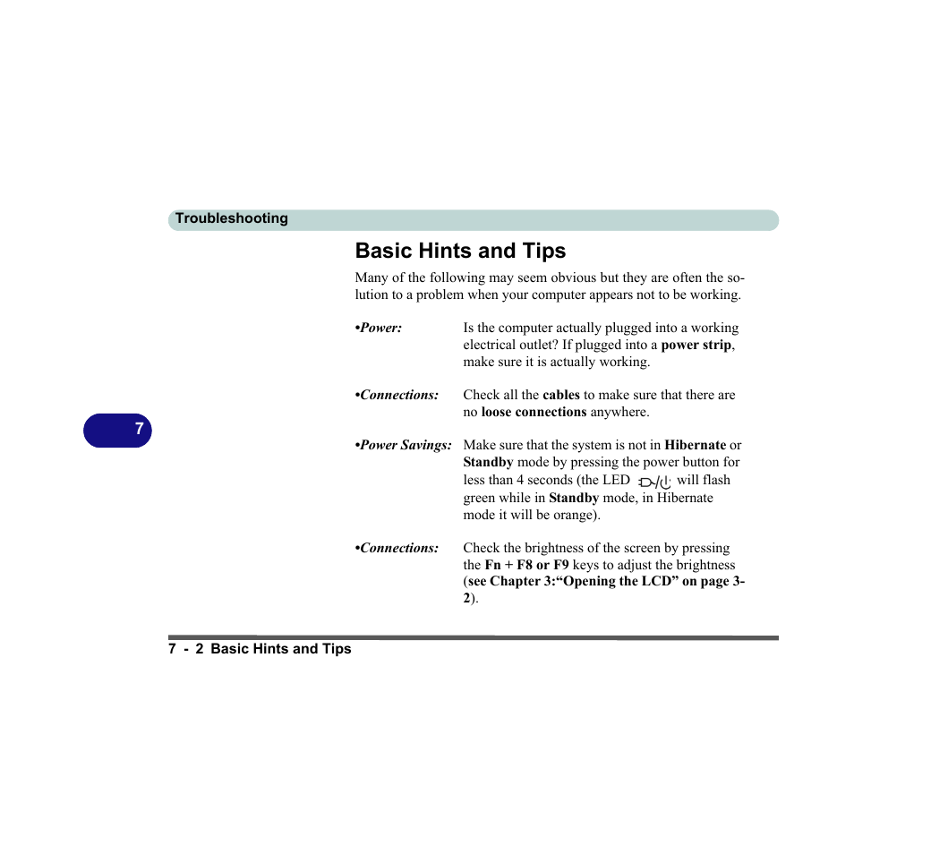 Basic hints and tips, Basic hints and tips -2 | chiliGREEN D620S U User Manual | Page 159 / 209